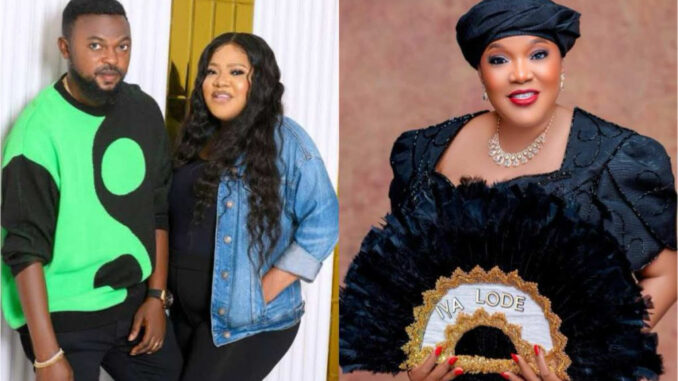 Toyin Abraham and Kolawole Ajeyemi